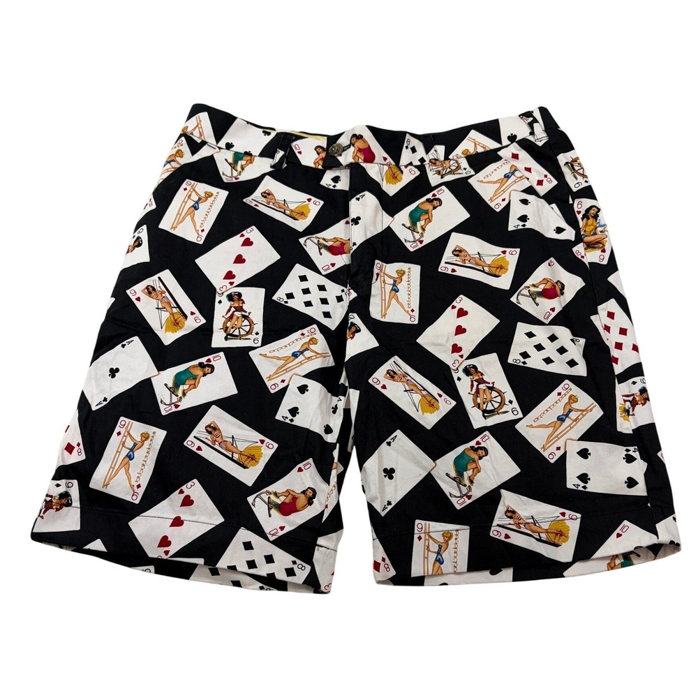 Loudmouth 37 Pin Up Playing Cards Poker Black Retro Vintage Print